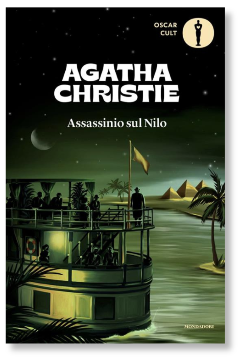 Copertina del libro “Assassinio sul Nilo” di Agatha Christie