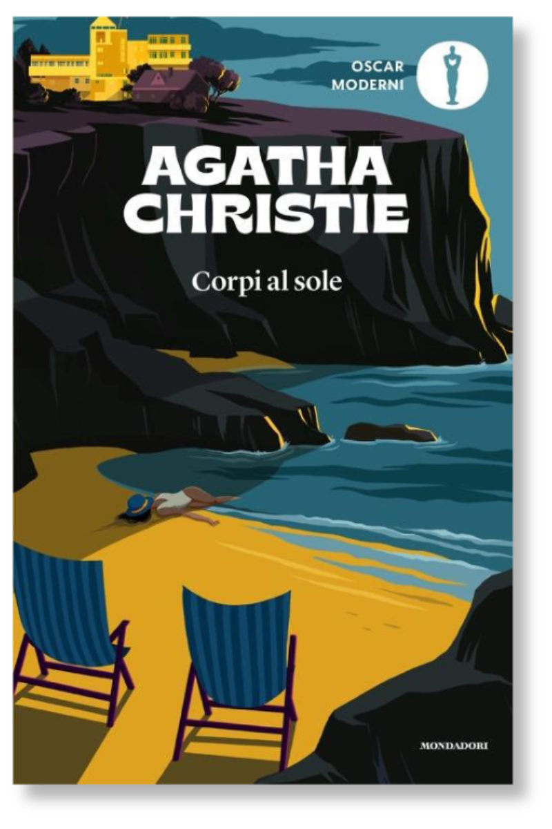 Copertina del libro “Corpi al sole” di Agatha Christie