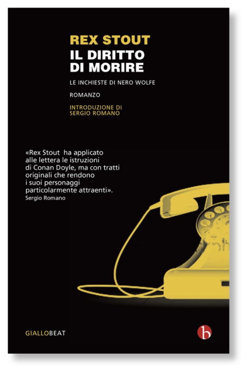 Copertina del libro “Il diritto di morire” di Rex Stout