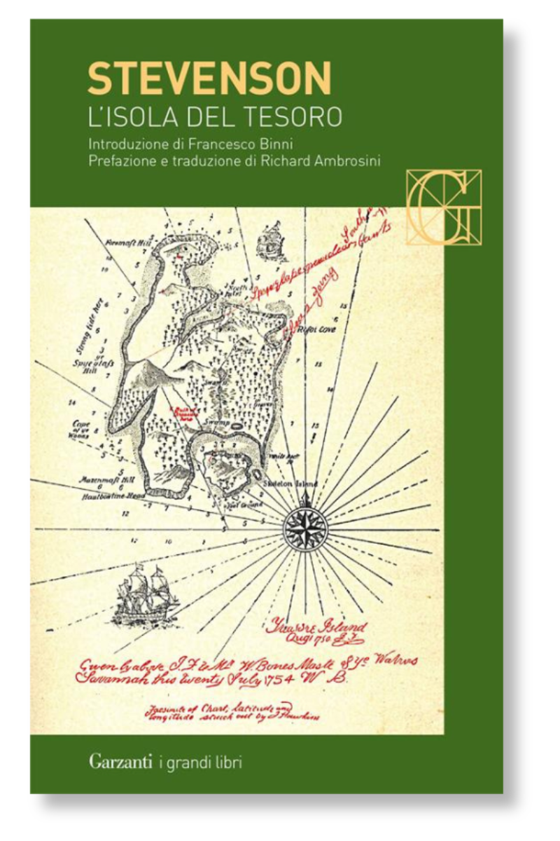 Copertina del libro “L’isola del tesoro” di Robert Louis Stevenson