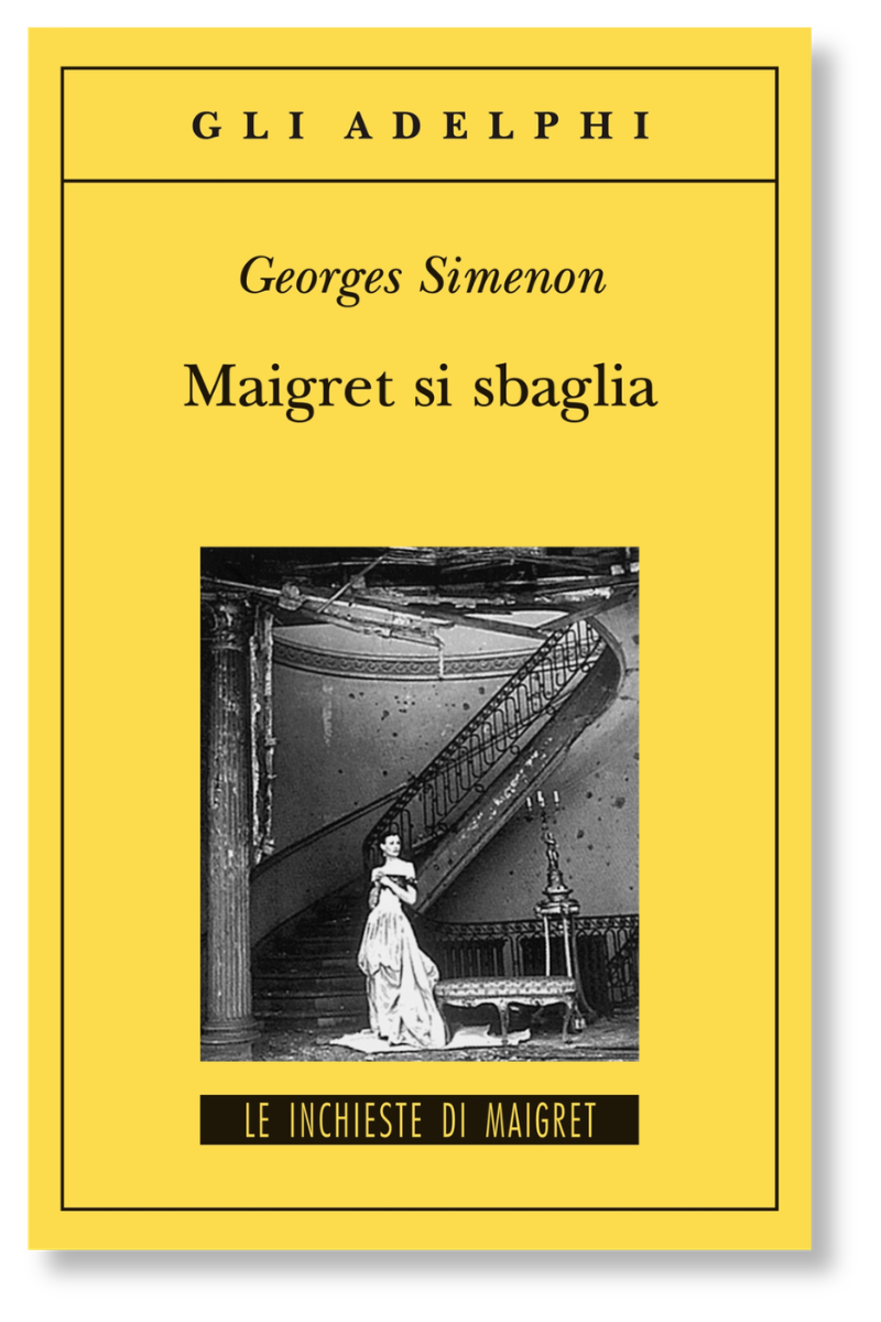 Copertina del libro “Maigret si sbaglia” di Georges Simenon